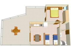 Apartmaji BIKIN Apartma 1 – AP1Hvar2+2 foto 5