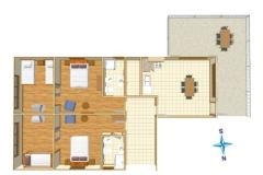 Apartmaji BIKIN Apartma 4 – AP4Brač4+4 foto 3