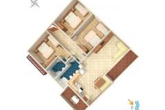 Apartmaji with sea view Cihorich Apartma 1 foto 1