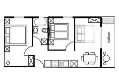 Apartmaji Tilda Apartma 2 – Tilda7 4+2 foto 2