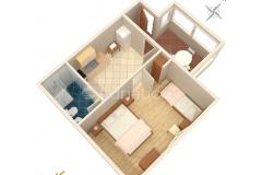 Apartmaji Katica Apartma 3: (3+0) – A3 up foto 1