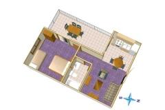 Apartmaji Parun Apartma 1: (3+2) – 1. A3+2 foto 5