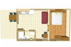 Apartmaji and rooms Gojak Milenka Apartma 4: (2+2) – APSTUDIO 5 foto 4