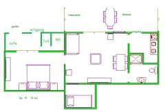 Villa Laura 50 m do mora Apartma 4 – Ap. R foto 2