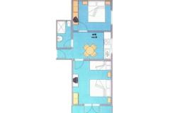 Vila Snježana Apartma 1 – 3+2seaview foto 2
