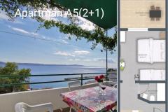 Apartmaji Reljic Apartma 3 – A5(2+1) foto 1