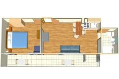 Apartma Hiša  Klaričić Apartma 1 – Ap2+2 foto 1