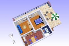 Apartmaji Šapat mora Apartma 4 – Modri foto 1