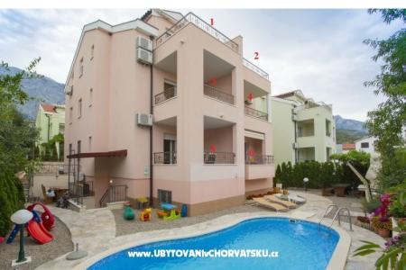 Apartmaji Jelena i Bojka Baška Voda Hrvaška