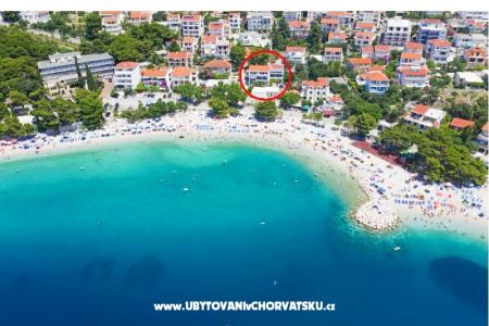 Hiša Grazia Baška Voda Hrvaška