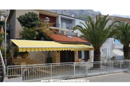 Hiša Pokoje Soba Villa Sodan Brela Hrvaška