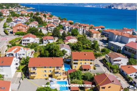 Apartmaji Gorica 1- with Pool, 200 otok Krk Hrvaška