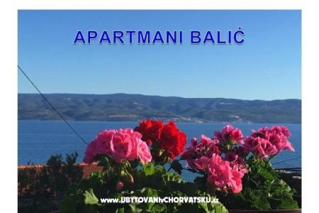 Apartmaji Balić Omiš Hrvaška