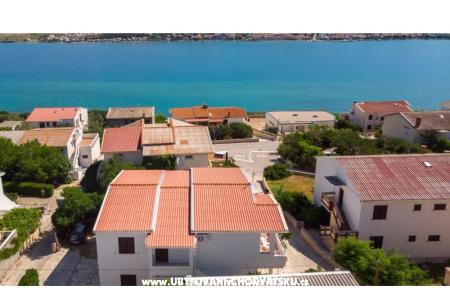 Apartmaji Plaža otok Pag Hrvaška