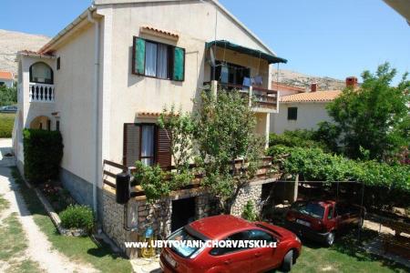 Apartmaji Stupicic otok Pag Hrvaška