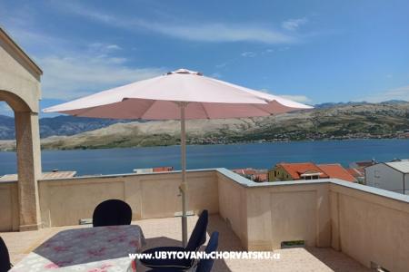 Apartmaji MM otok Pag Hrvaška