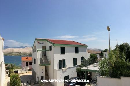 Vila Lunamar otok Pag Hrvaška