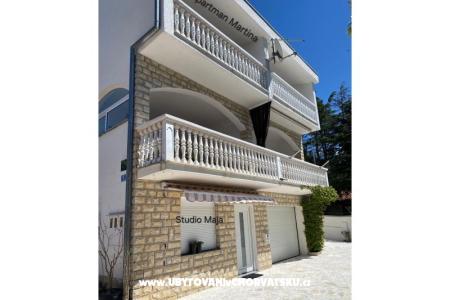 Apartma Martina, studio Maja Starigrad Paklenica Hrvaška