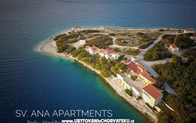 Apartmaji Sv. Ana - apartmaji otok Brač Hrvaška