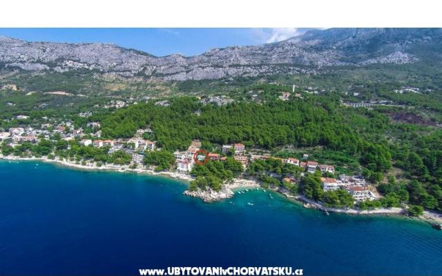 Villa Danijela - apartmaji Brela Hrvaška