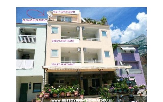 Hiša Vujčić - apartmaji Makarska Hrvaška