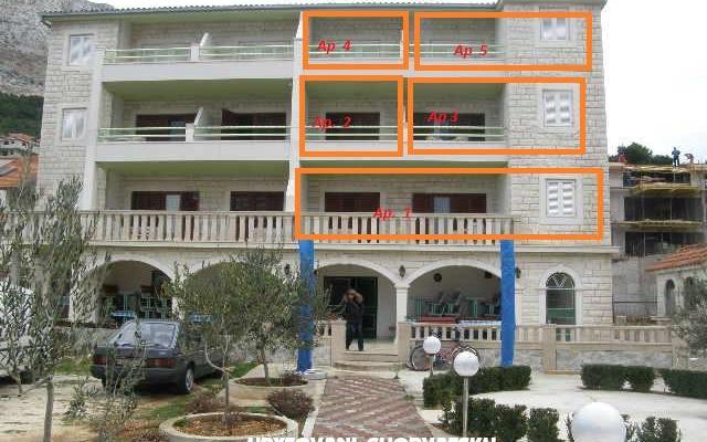 Apartma Tiho - apartmaji Omiš Hrvaška