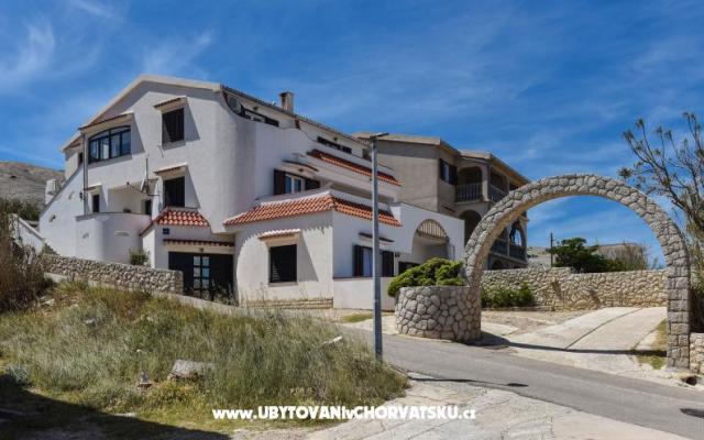 Apartmaji Lucija - apartmaji otok Pag Hrvaška