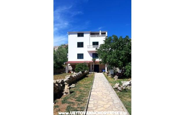Vila Miluna - apartmaji otok Pag Hrvaška