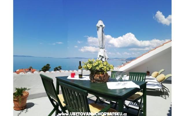 G- attic apartman - apartmaji Podstrana Hrvaška